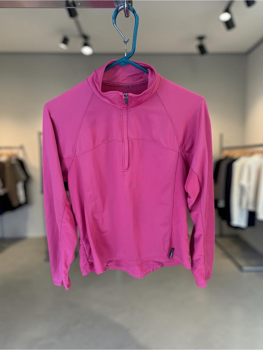 North End Sport Women’s 1/4 Zip Pullover Medium Pink Running Athletic